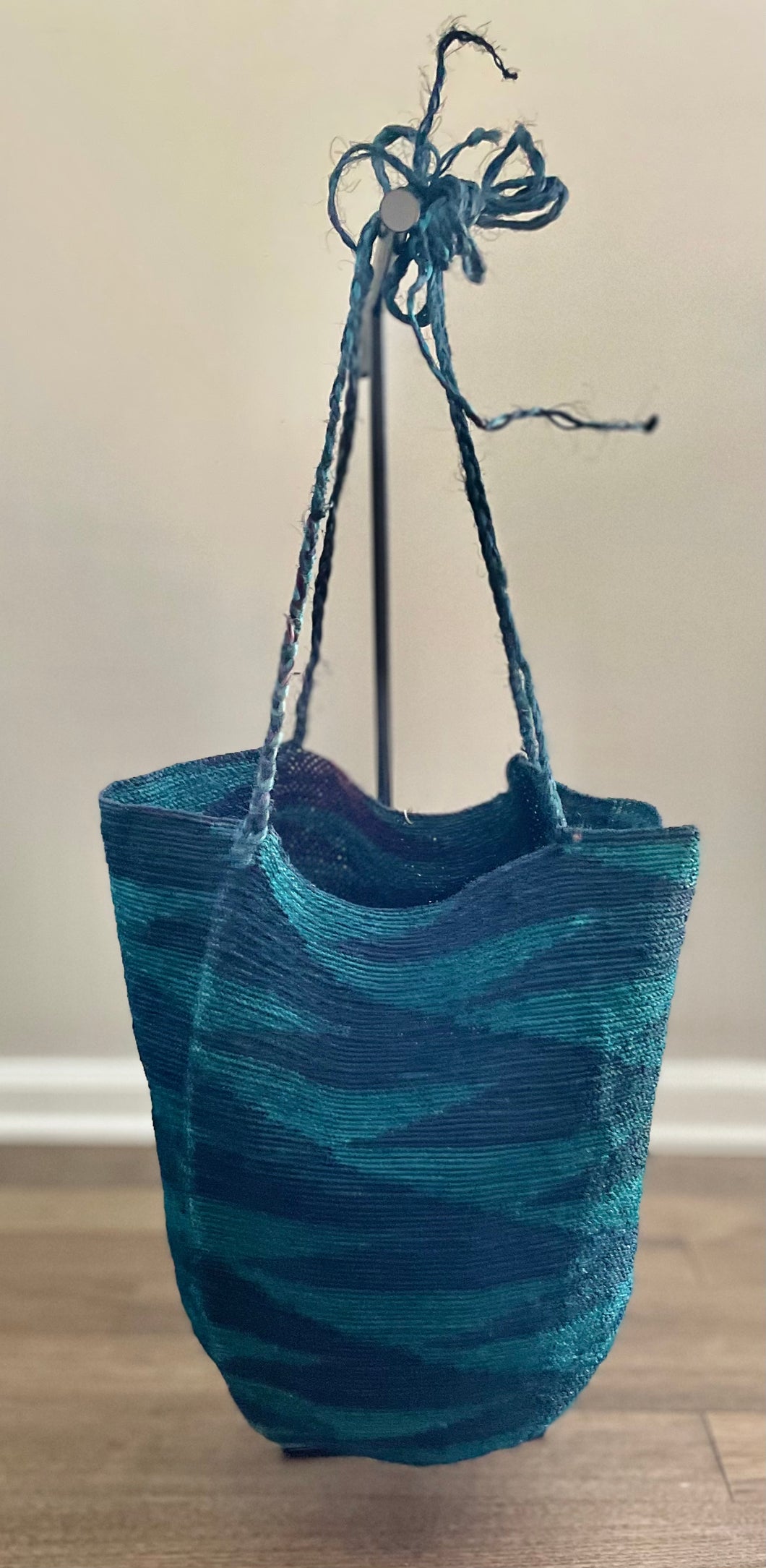 Green and Blue Shigra Bag