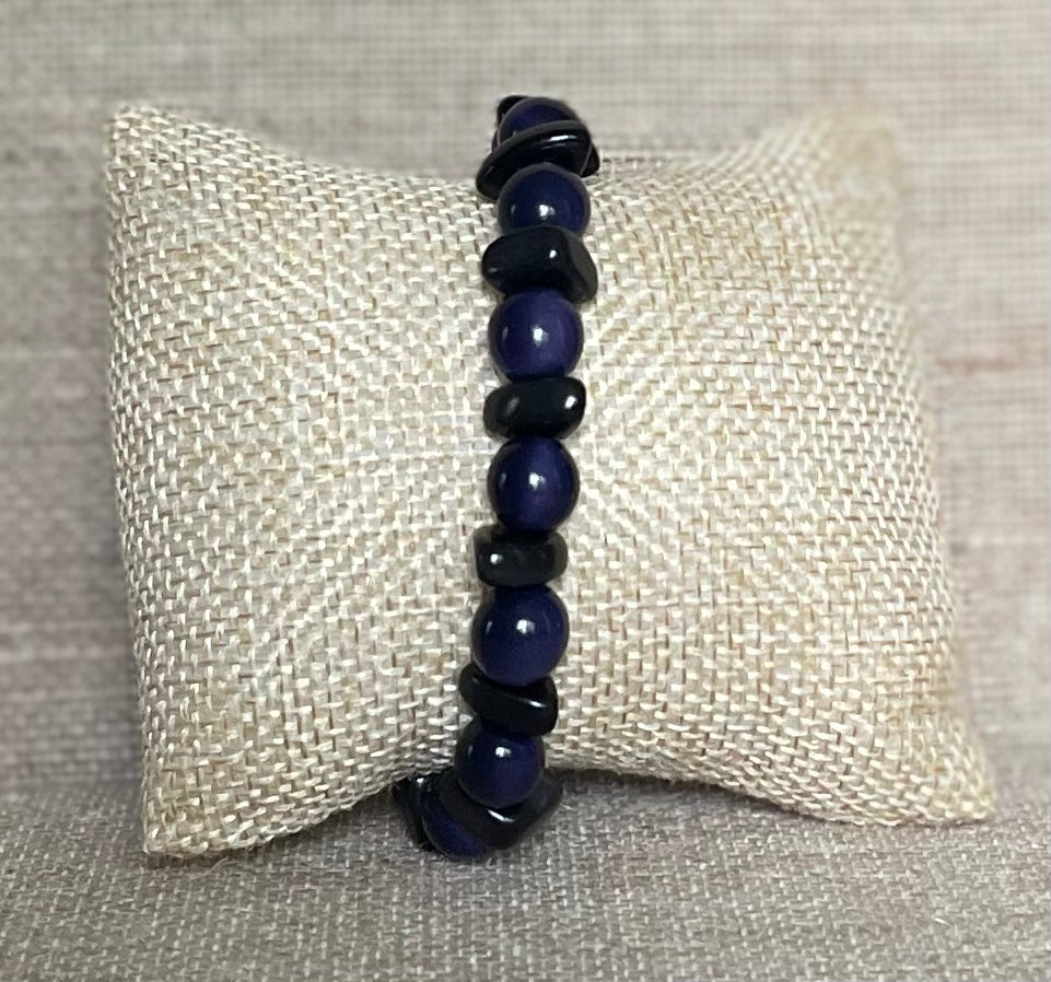 Black and Blue Men’s Bracelet