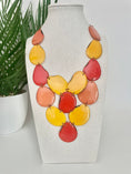 Load image into Gallery viewer, Tagua Nut Statement Necklace