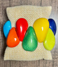 Load image into Gallery viewer, Multicolor Teardrop Tagua Bracelet