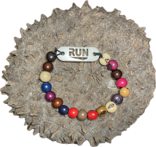 Run Tagua and Açaí seeds Bracelet