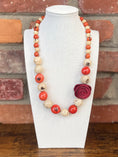 Load image into Gallery viewer, Pambil (Bombona) Necklace with Orange Peel Flower