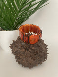 Load image into Gallery viewer, Orange Tagua Autumn Bracelet