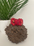 Load image into Gallery viewer, Red Tagua Autumn Spring Bracelet