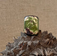 Load image into Gallery viewer, Olive Green Tagua Nut Statement Ring