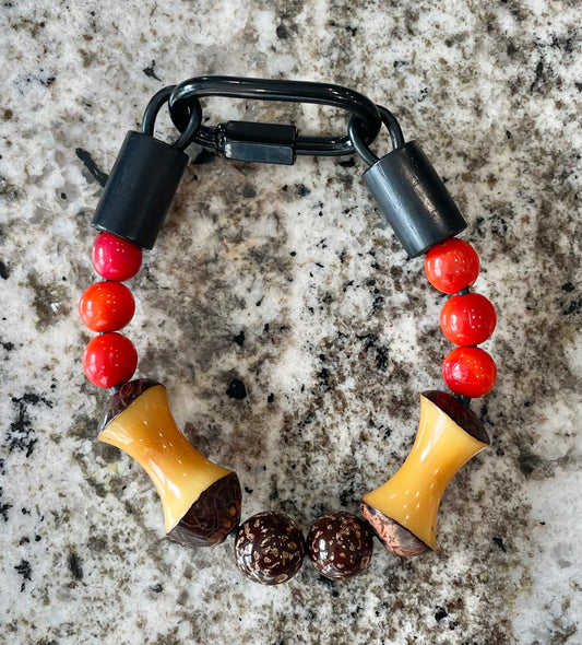 Yellow and Red Pet Collar