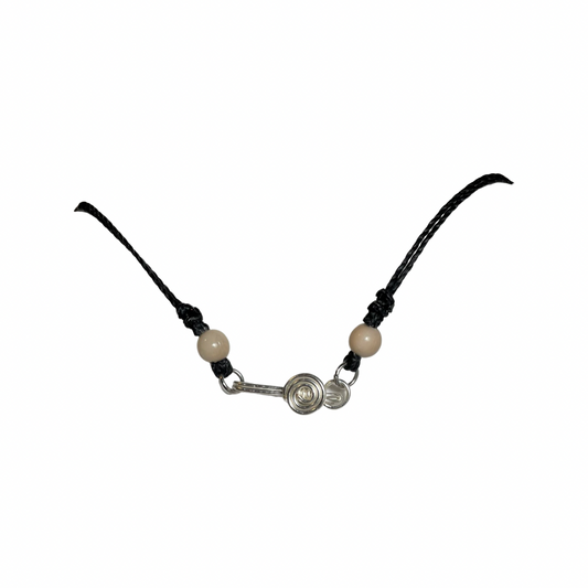 Orange Tagua Nut Rose and Earrings Set