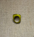 Load image into Gallery viewer, Olive Green Tagua Nut Statement Ring