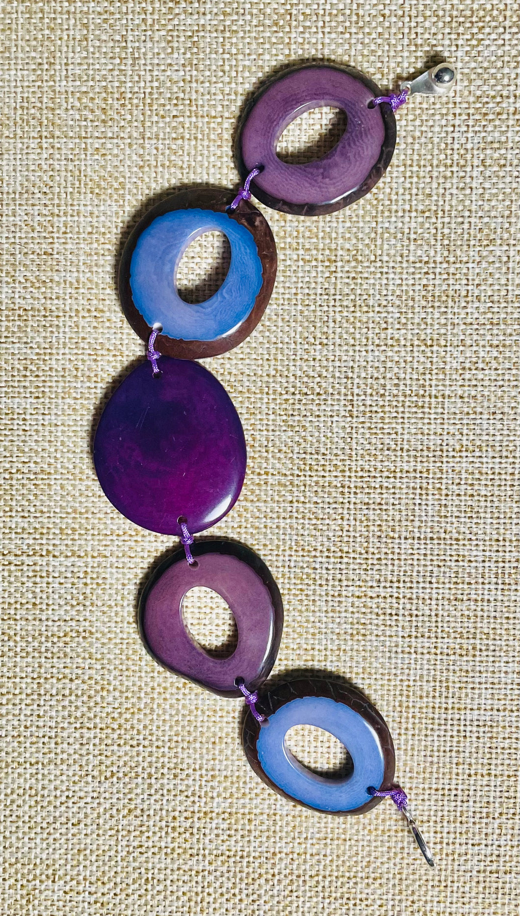 Purple Tagua Bracelet