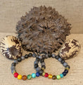 Load image into Gallery viewer, Handmade Tagua Nut & 7 Chakra Healing Bracelet Set (Pair)
