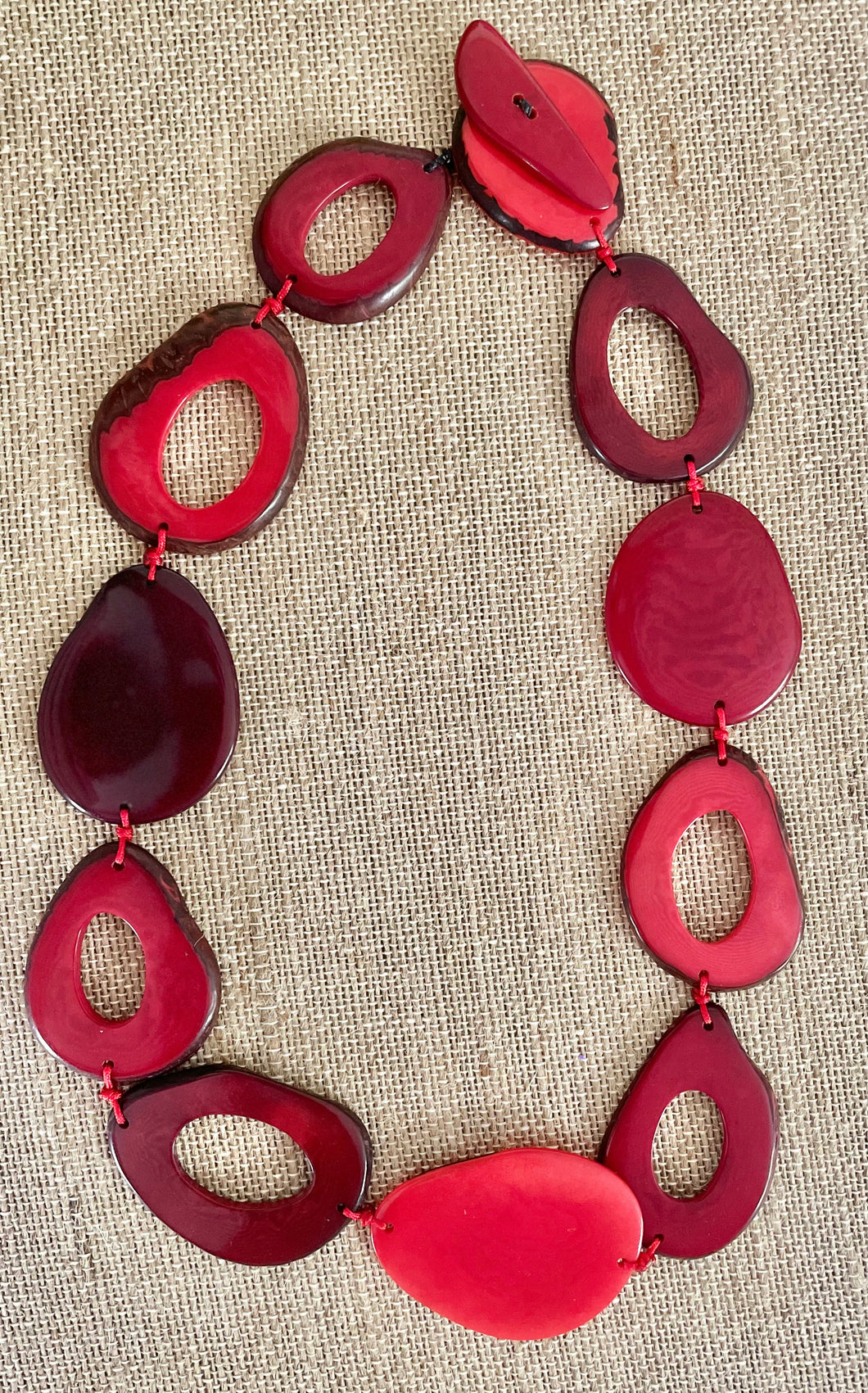 Red Tagua Necklace