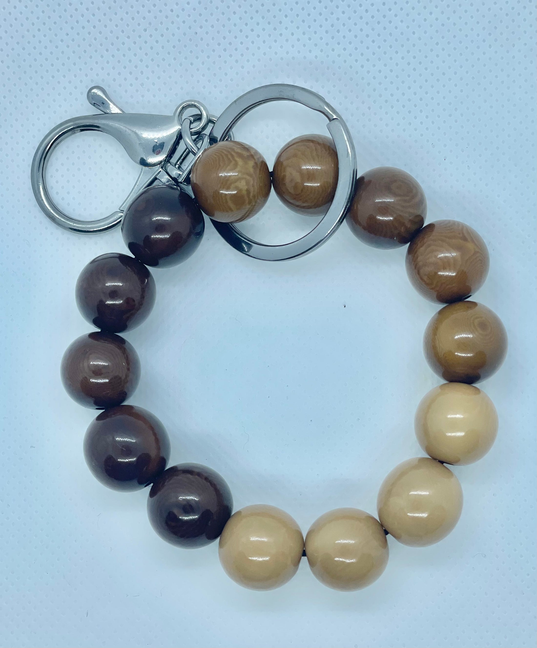 Brown Tagua Nut Wristlets