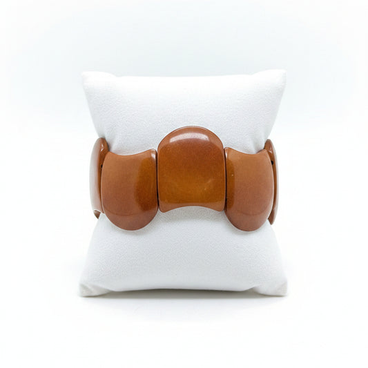 Brown Wave Tagua Bracelet