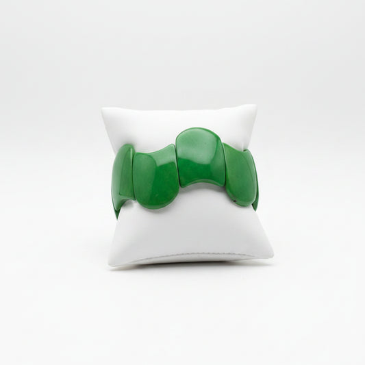 Green Wave Tagua Bracelet