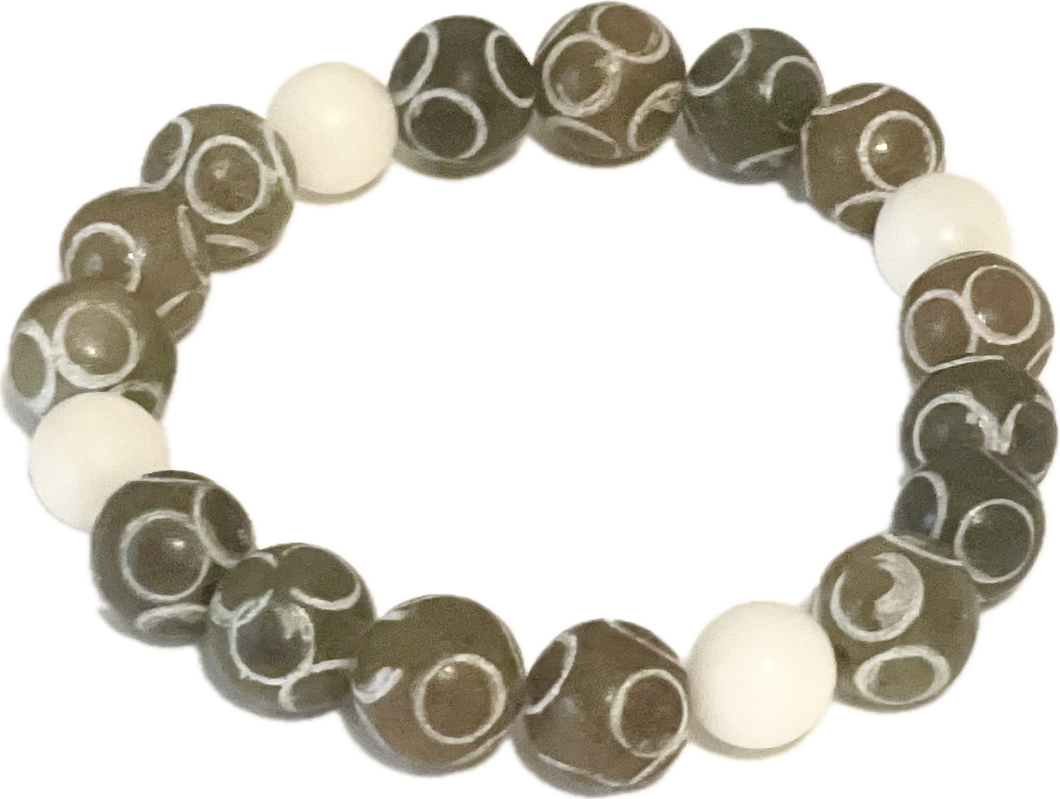 Carved Jade Bracelet