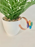 Load image into Gallery viewer, Tagua Rose Copper Cuff
