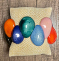 Load image into Gallery viewer, Multicolor Teardrop Tagua Bracelet
