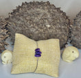 Load image into Gallery viewer, Purple Tagua Adjustable Bracelet winter
