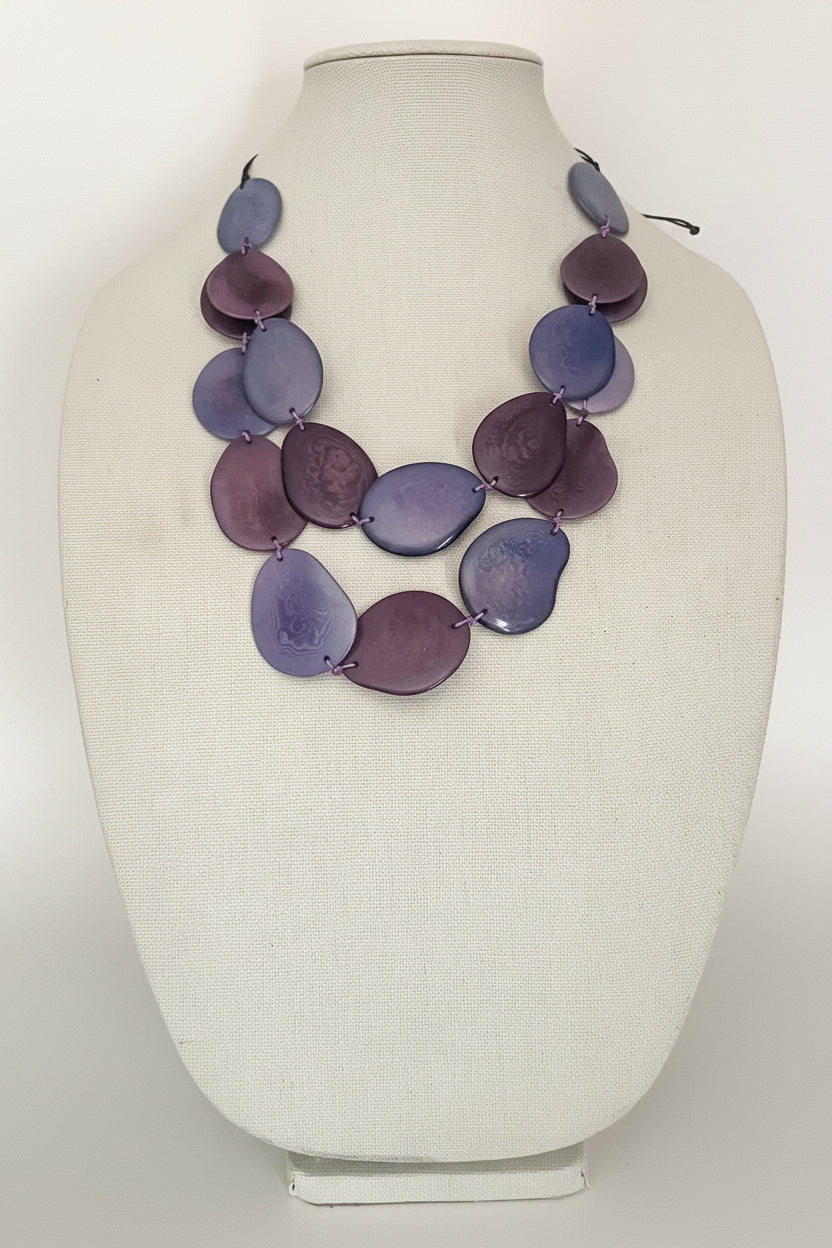 Statement Necklace Purple_Tagua_Necklace autumn winter