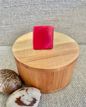 Load image into Gallery viewer, Bright Red Tagua Nut Statement Ring
