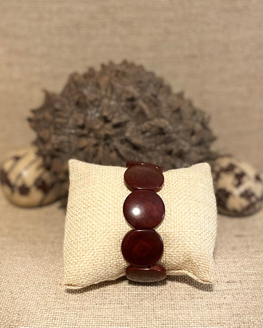 Brown Tagua Nut Bracelet