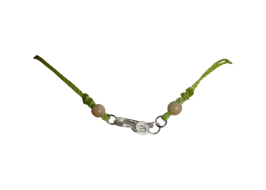 Black and Green Tagua Nut Rose and Earrings Set