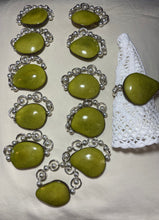 Load image into Gallery viewer, Green Tagua Nut Napkin Holders
