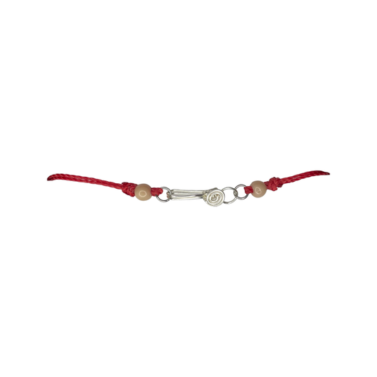 Red Tagua Nut Rose and Earrings Set