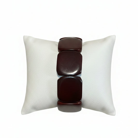Dark Brown_Tagua_Nut_Autumn_Spring_Bracelet