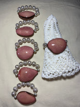 Load image into Gallery viewer, Pink Tagua Nut Napkin Holders
